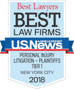 Best lawyers BEST law firms - personal injury plaintiffs tier 1 new york city 2018