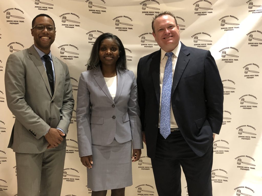 Judge Elizabeth A. Taylor, Tj Mcmanus and Fils-Aime Steve