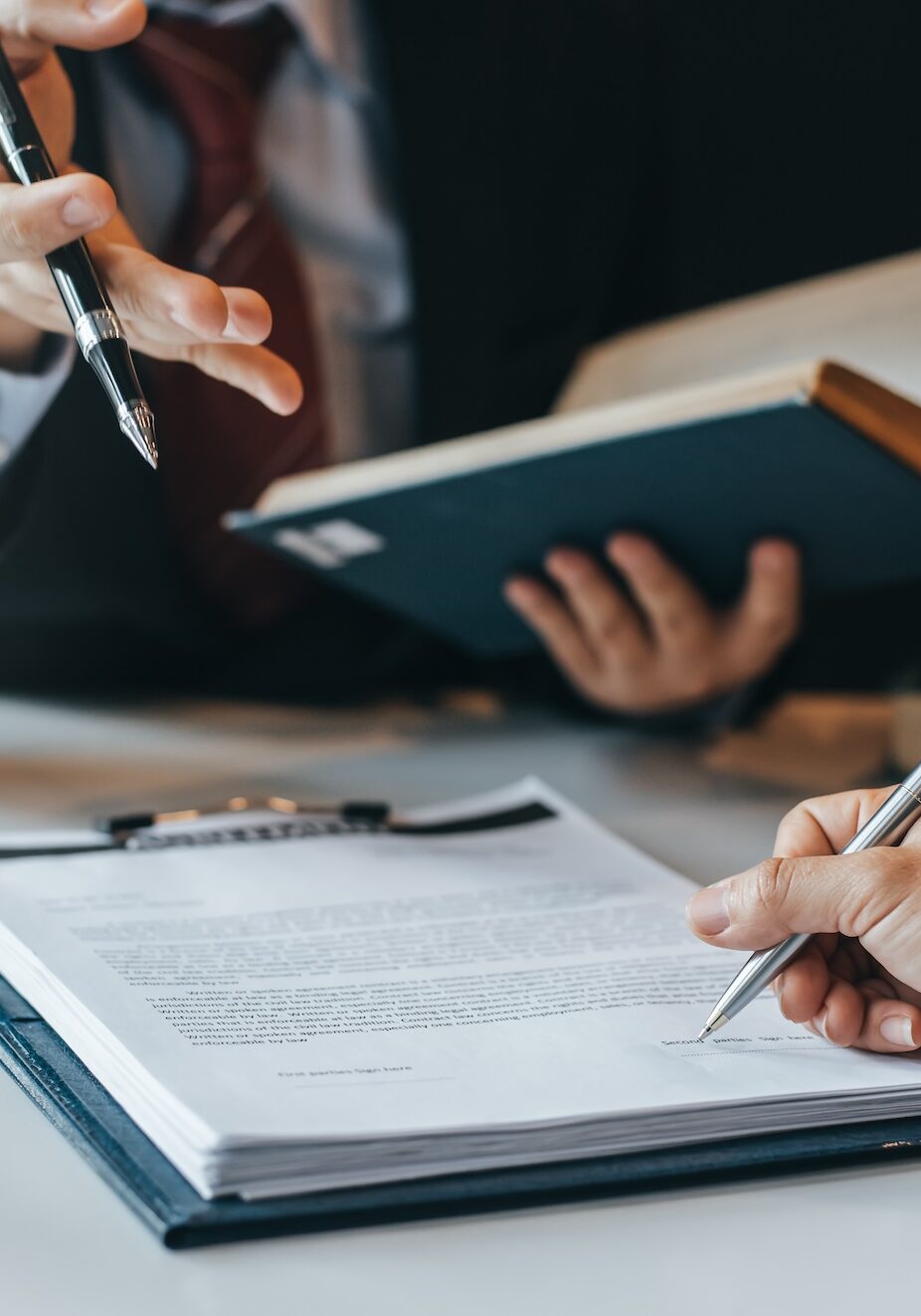 Sign the agreement The Concept of Legal Procedure and Litigation.